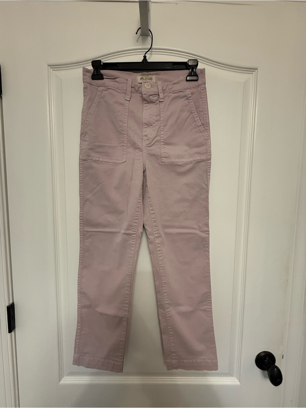 Madewell Women's Lilac Straight-Leg pants